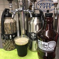 Local tap beer and growler station at Scallop Cove General Store