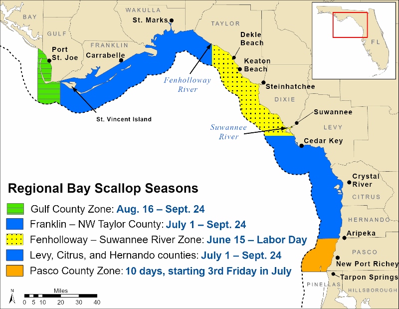 2021 scalloping season map