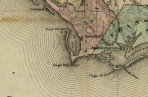 Apthorp's Florida, 1878 Cape San Blas Map